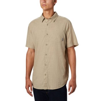 Columbia Muške Košulje - Under Exposure Yarn-Dye Short Sleeve Smeđe | TUXW-58730
